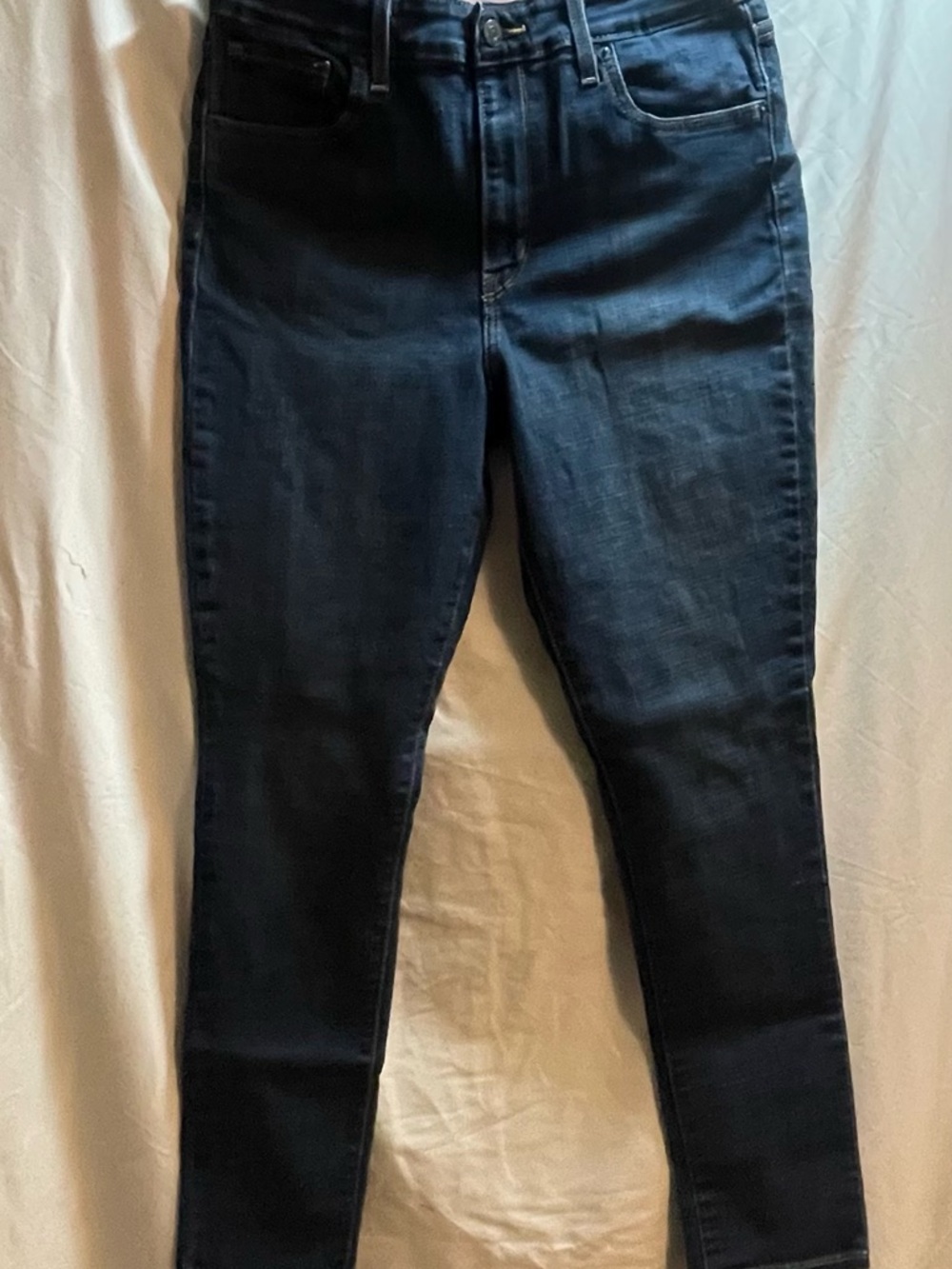 Levis 721 dark blue high-rise skinny jeans - denim women’s size 32